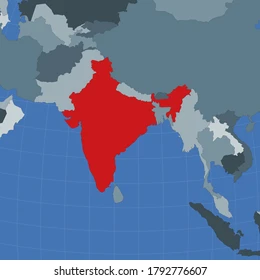A global image showing our significance in India